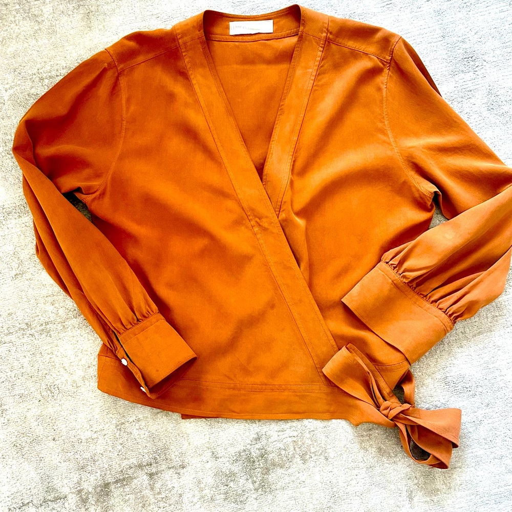 Everlane 100% silk long sleeves shirt